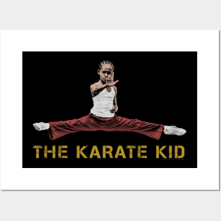 split karate kid Posters and Art